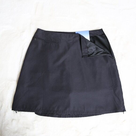 PATAGONIA Black Skort with Zippered Side Slits - NWT - Picture 3 of 12